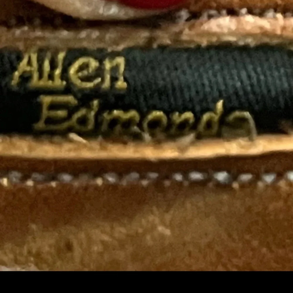 Allen Edmond Brown Size 13 D Lace Up Oxford Classic Dress‎ Shoes